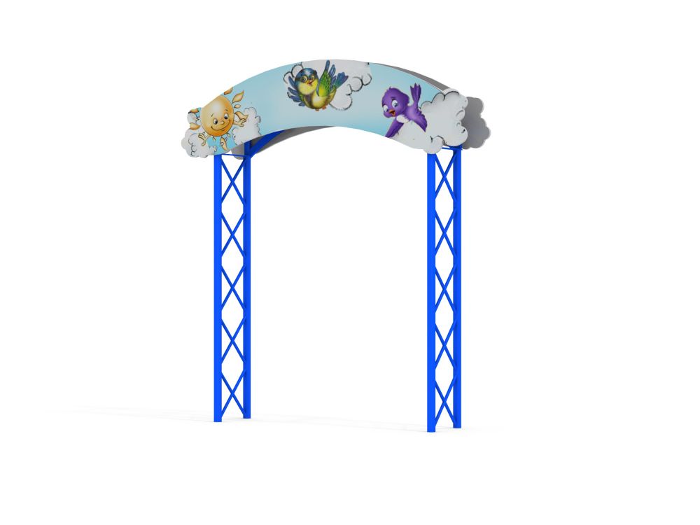 Входная арка с росписью Небо