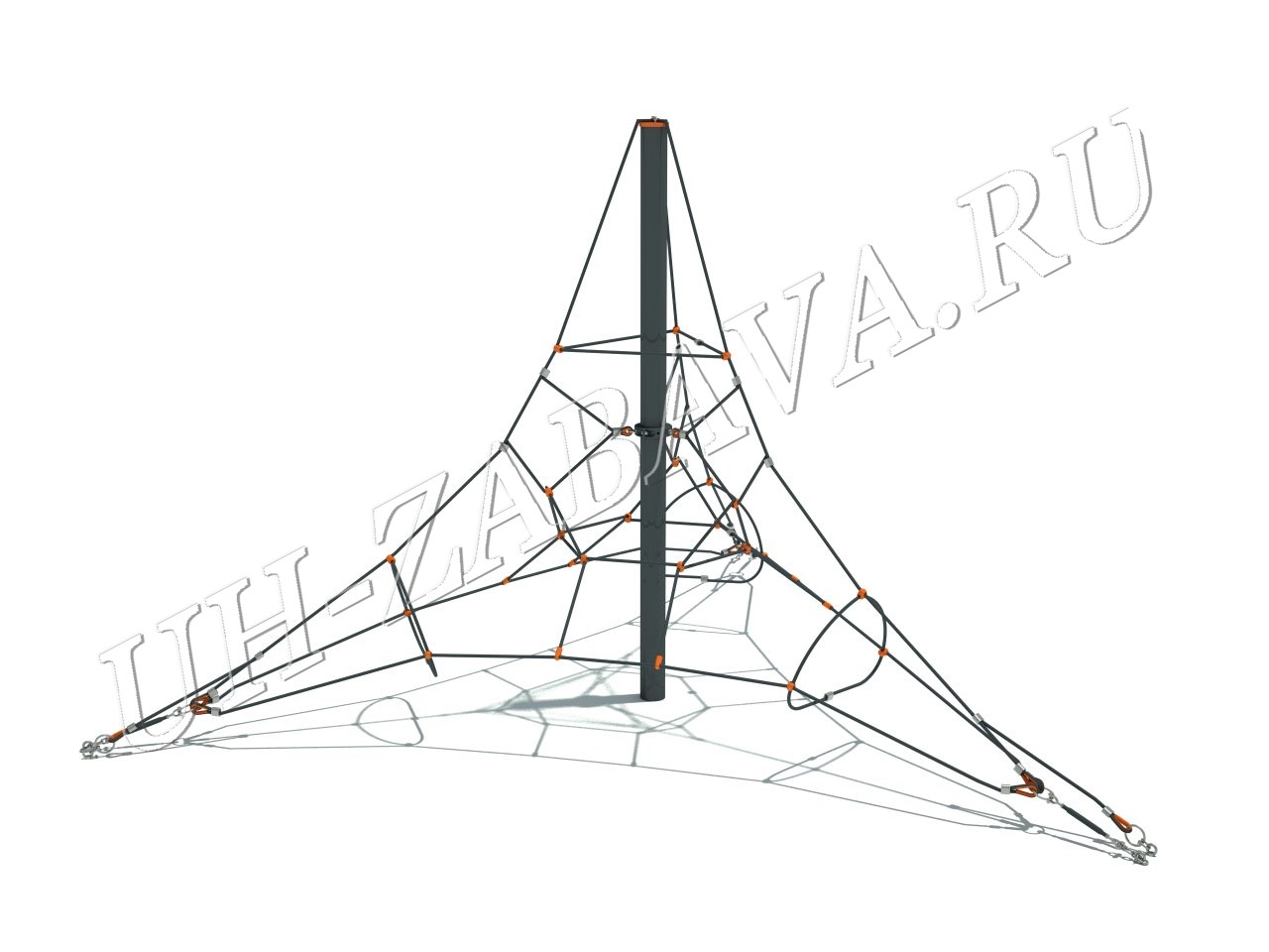 Канатный лабиринт Пирамида тип 1