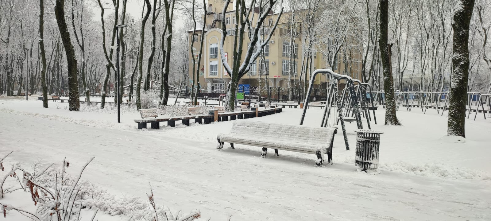 реализация проекта благоустройства парка орленок