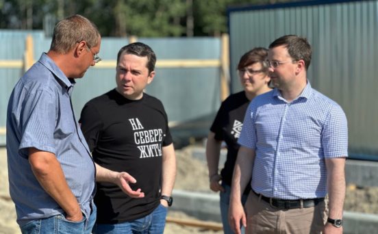 контроль реализации проекта благоустройства парка Оленегорск
